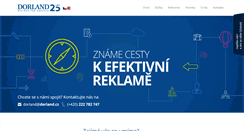 Desktop Screenshot of dorland.cz