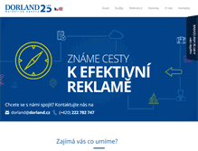 Tablet Screenshot of dorland.cz